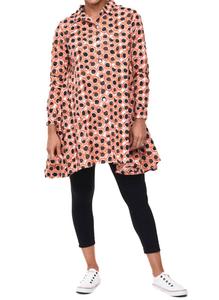 Топ-полутоп на пуговицах цвета «икра» Tulip Clothing, Blush Caviar