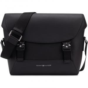 Tommy Hilfiger Искусственная кожа плечевая сумка medium мужская black