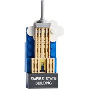 Магнитный стикер Empire State Building пластиковые строительные блоки 26 шт 854030 LEGO