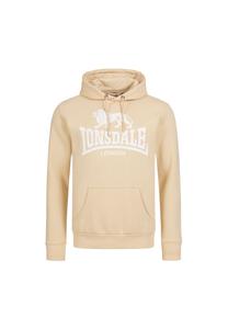 Мужская толстовка с капюшоном стандартного кроя SHERBORNE LONSDALE, бежево-белый