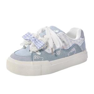 Скользостойкие износостойкие низкие модные минималистичные кроссовки Skateboard для женщин Babak, синий