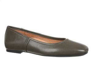 Женские классические туфли Orinda Flat Shoes цвета темного хаки Vionic