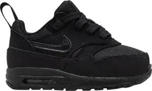 Кроссовки Air Max 1 EasyOn TD 'Triple Black', черный