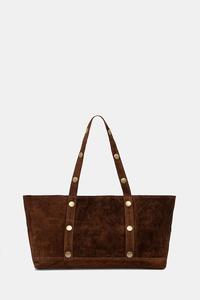 Замшевая сумка Answear.LAB, коричневый