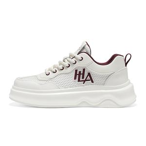 HLA Низкие скейтбордские кроссовки мужские бело-красные, цвет White Red