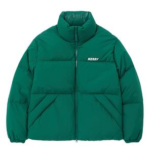 Nerdy Пуховик унисекс темно-зеленый, Dark Green