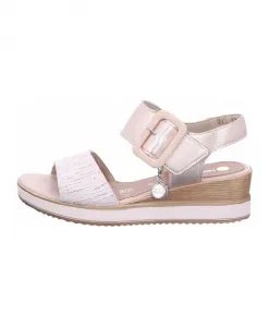 Сандалии на танкетке Remonte, розовый