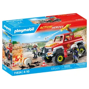 Фигурка пожарной машины Playmobil, мультиколор