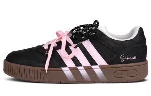 Adidas Neo Кроссовки для скейтбординга low top unisex черные розовые