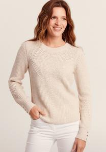 Джемпер MIT LANGEN ÄRMELN Breal, кремовый