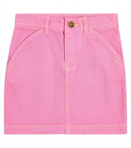 Джинсовая юбка la jupe de nimes Jacquemus Enfant, розовый