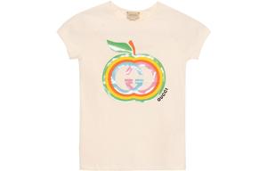 Футболка детская Gucci с принтом, кремовый