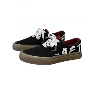 King Jinmai Мужские лоу-топ скейтборд кроссовки черные, цвет Black