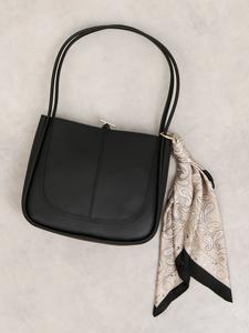 Cachecache / Сумка-тоут с длинной ручкой и подвеской в виде шарфа