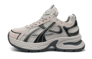 Кроссовки женские толстые низкие бежевый Mr.Shang