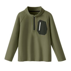 Детский свитшот Disney, Solid Color Army Green