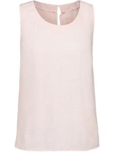 Льняной топ без рукавов 120% Lino, розовый