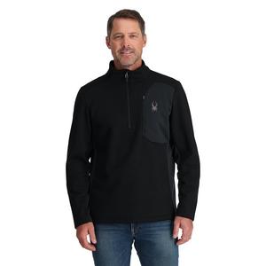 Куртка-полупильник Spyder Bandit с молнией до середины груди (мужская), Black