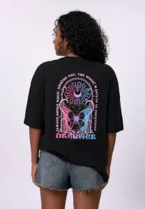 Футболка с принтом Even&Odd, Black