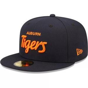 Мужская приталенная шляпа New Era Navy Auburn Tigers Griswold 59FIFTY