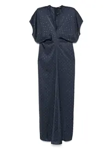 Платье с короткими рукавами Maje, синий