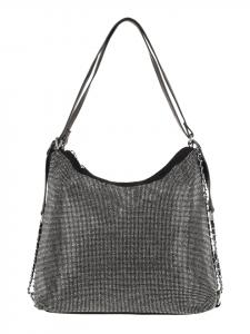 Faina Женская сумка-тоут серебристого цвета