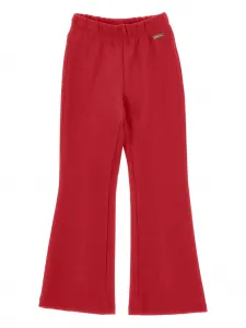 Расклешенные спортивные брюки Monnalisa, красный