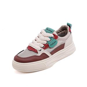 JOHLIN DREAM Женские низкие кэжуал кроссовки красные, цвет Red