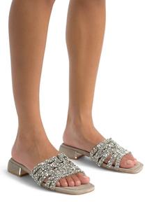 Мюли Alma en Pena, серо-коричневый