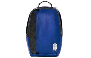 COACH Рюкзак с кромкой из телячьей кожи и канвой