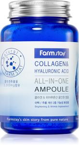 Сыворотка для омоложения кожи «все в одном» с коллагеном и гиалуроновой кислотой Farmstay, 250 мл