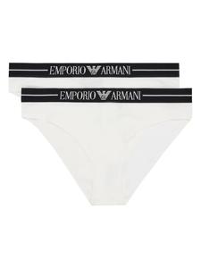 Emporio Armani Комплект из 2 трусов белого цвета