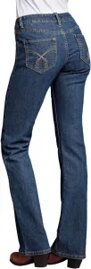 Plus Size Stretch Mid-Rise Bootcut Jeans ellos