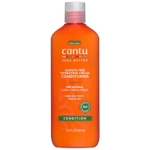 Масло Ши для натуральных волос, увлажняющий крем-кондиционер без сульфатов, 400 мл Cantu
