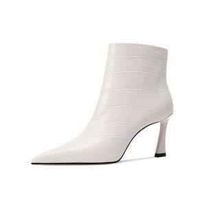 Shesrim Белые женские ботильоны, цвет White