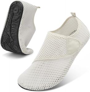 Женские и мужские водные туфли Spesoul с быстрым высыханием, пляжные и для плавания, обувь-босоножки, акваноски, наружные носки для бассейна, реки и дайвинга, Ty2 Velwhite