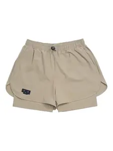 Шорты с нашивкой-логотипом UNNA, нейтральный