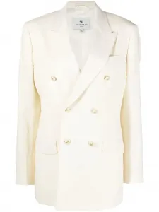 Блейзер с пуговицами Pegaso ETRO, белый