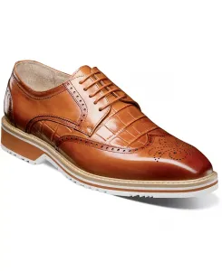 Мужские оксфорды Beaumont Wingtip Stacy Adams, коричневый/бежевый