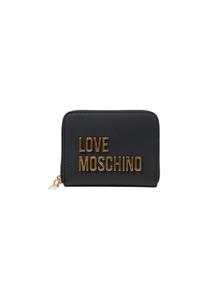 Кошелек женский Love Moschino с большим логотипом, черный