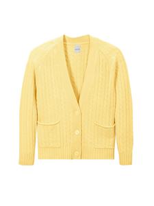 MADELEINE Вязаный кардиган желтого цвета