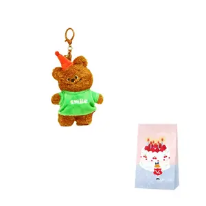 Dolls and bears dance Плюшевый кулон белый медведь высота 12см