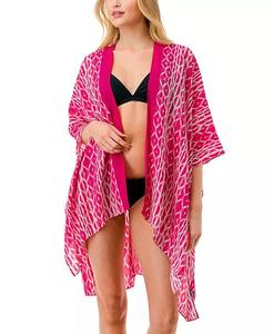 Кимоно с геометрическим принтом Marcus Adler, розовый