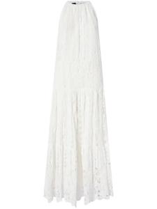 Кружевная юбка макси PINKO, белый