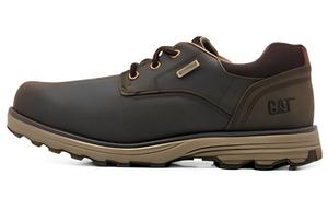 CAT Амортизирующие противоскользящие и износостойкие низкие уличные ботинки мужские темно-коричневые