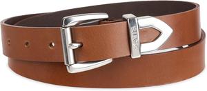 Женский ремень Levi's Slim Casual в стиле вестерн из кожи с металлическим наконечником - стандартные и большие размеры, Tan Classic