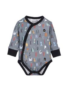 Комбинезон/боди NINI Buchstaben, серый