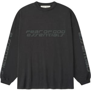 Футболка с длинным рукавом 90-х Fear Of God Essentials, черный