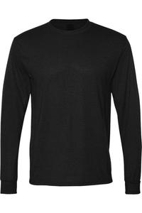 Футболка с длинным рукавом JERZEES Dri-Power Performance, черный