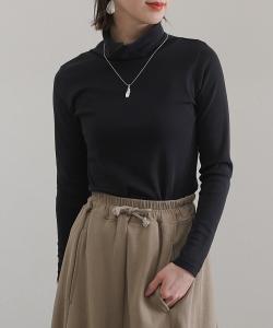 Хлопковый топ с высоким воротником, элегантный крой, блузка с длинными рукавами и рукавами три четверти Pourvous, цвет Black